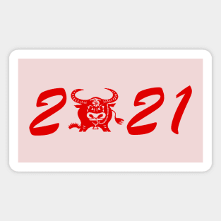 Lunar New Year 2021 Magnet